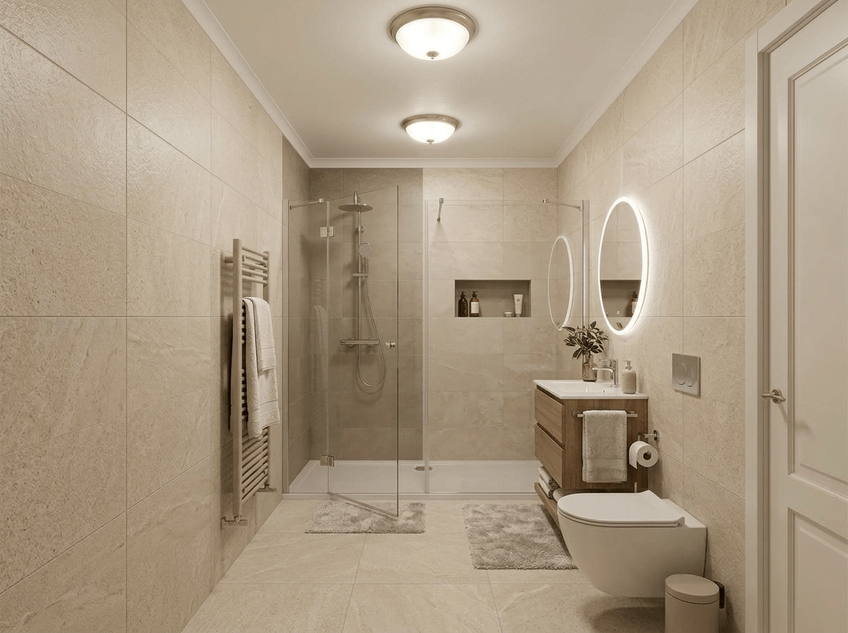 Bathroom interior in no_style style — photo by GenRoom AI