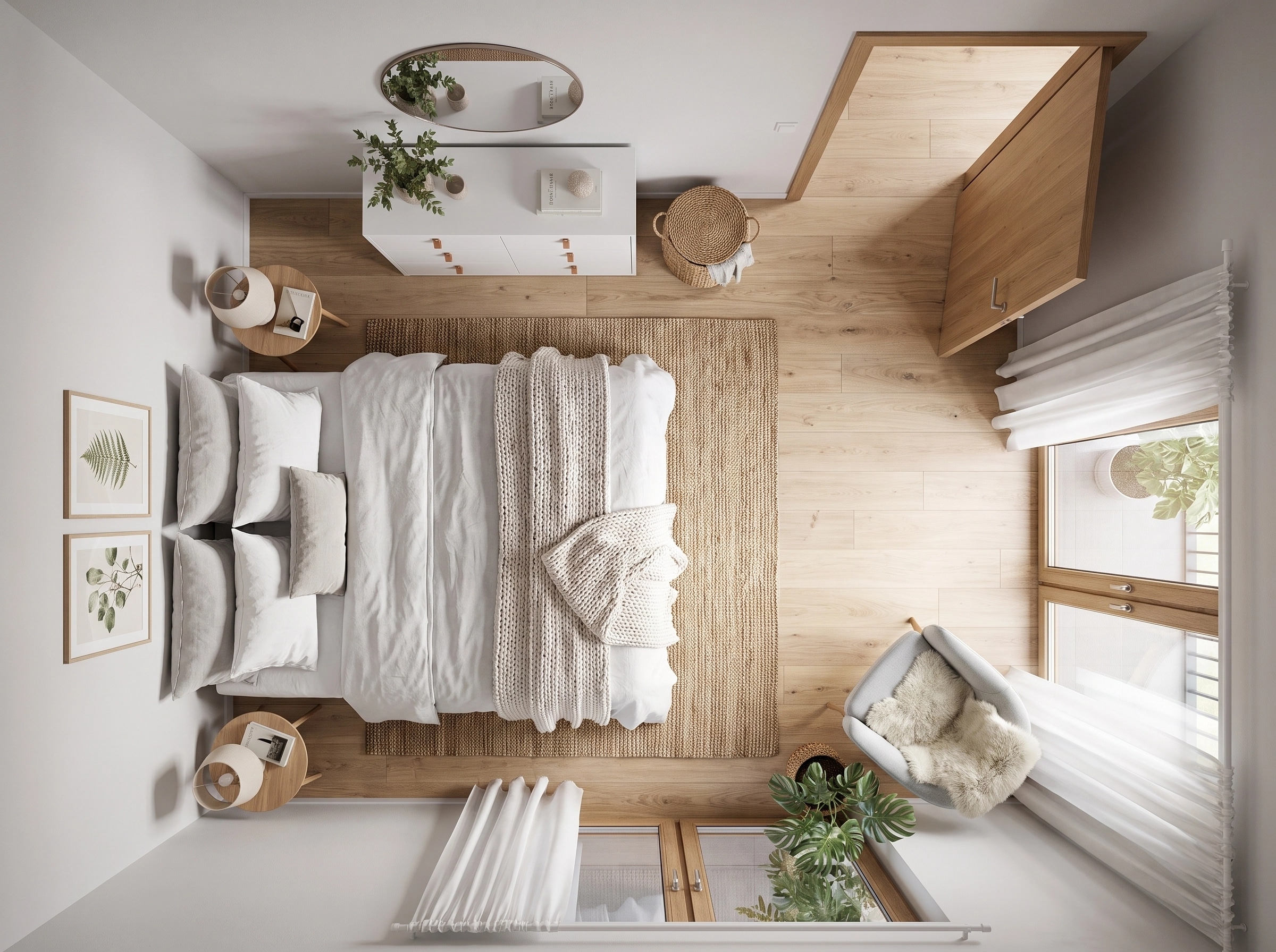 Scandinavian Living Room design — interior photo by GenRoom AI