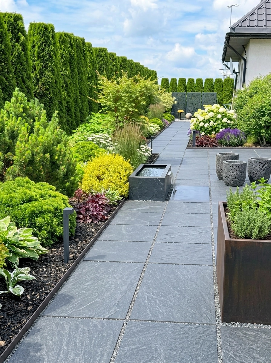 Landscape design in Contemporary Yard style — Yard by GenRoom AI