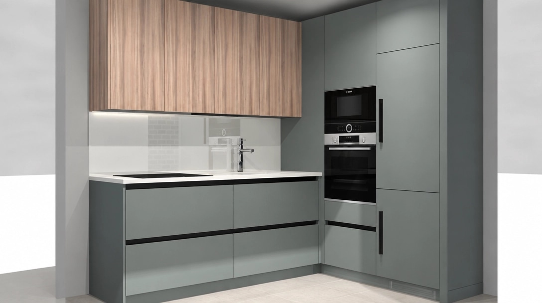 Kitchen interior in no_style style — photo by GenRoom AI