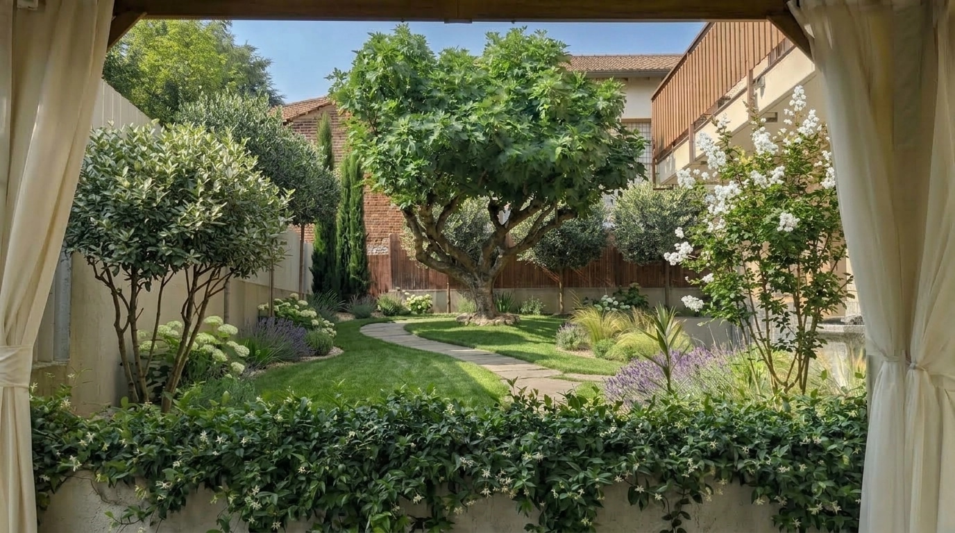 Yard design in no_style style — photo by GenRoom AI