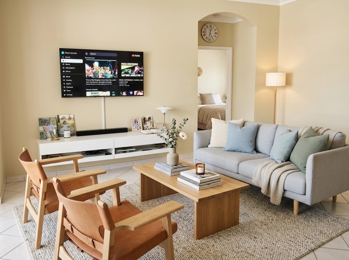 Scandinavian Living Room design — interior photo by GenRoom AI