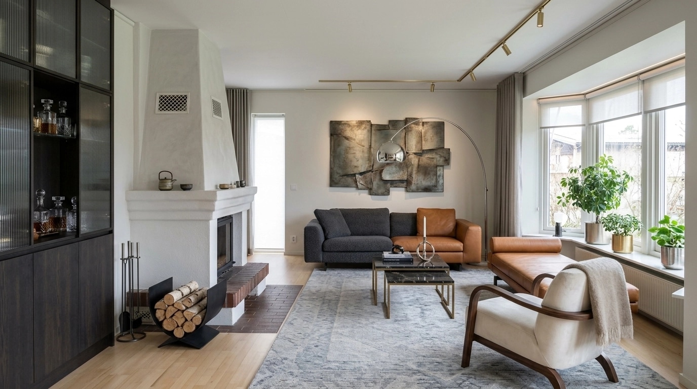 Interior design in Contemporary style — Living Room by GenRoom AI