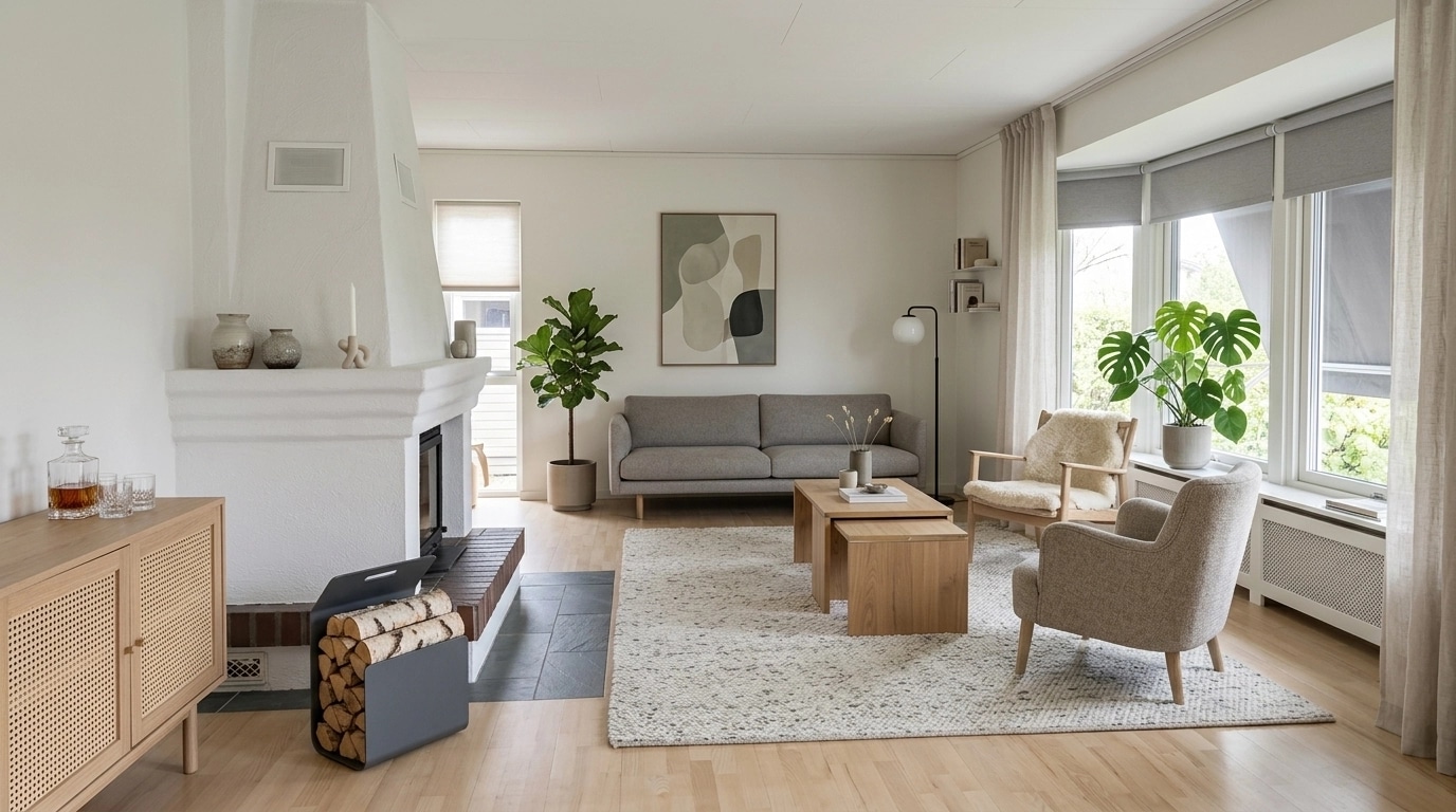 Scandinavian Living Room design — interior photo by GenRoom AI