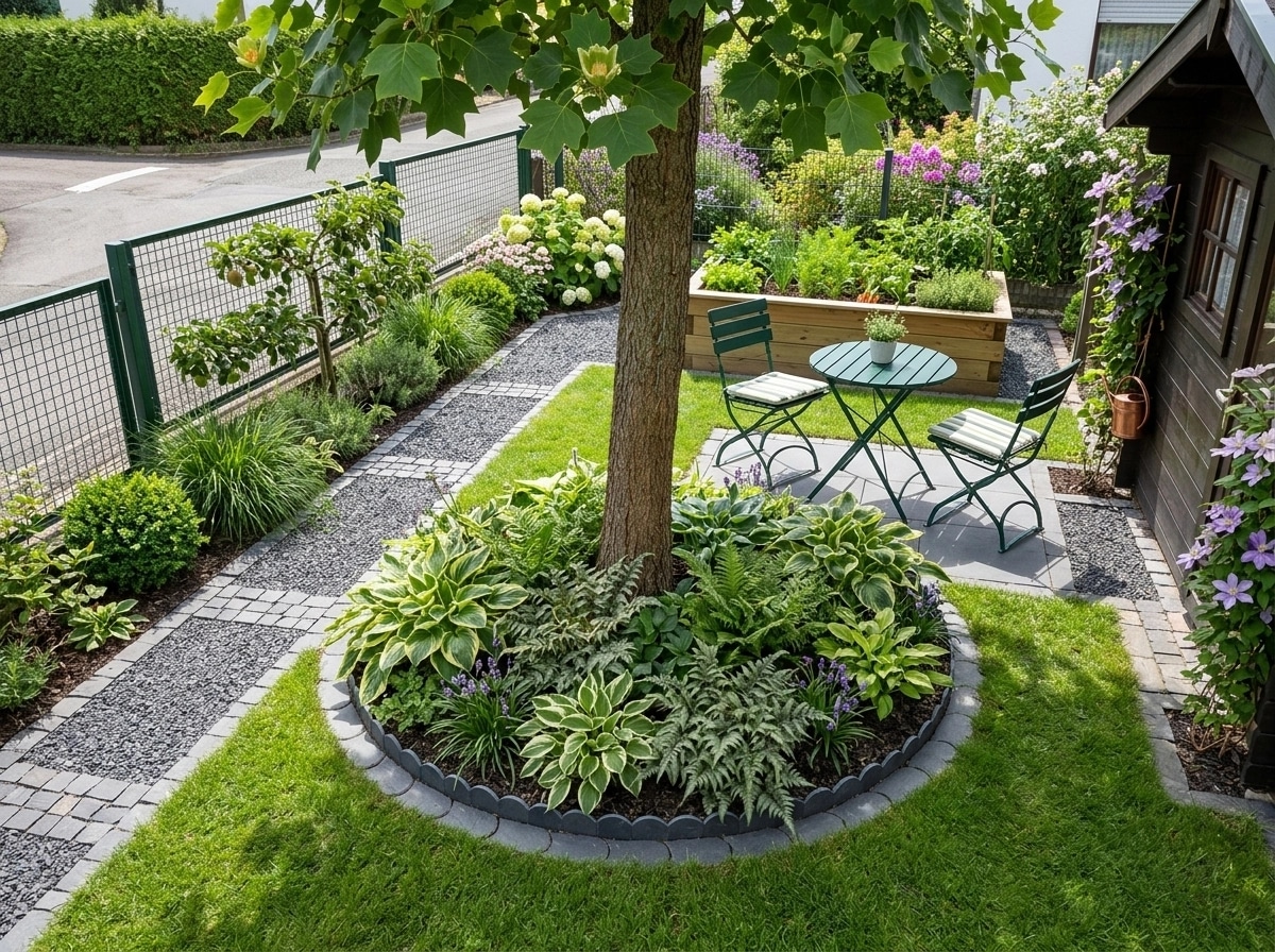 Landscape design in German Garden style — Yard by GenRoom AI