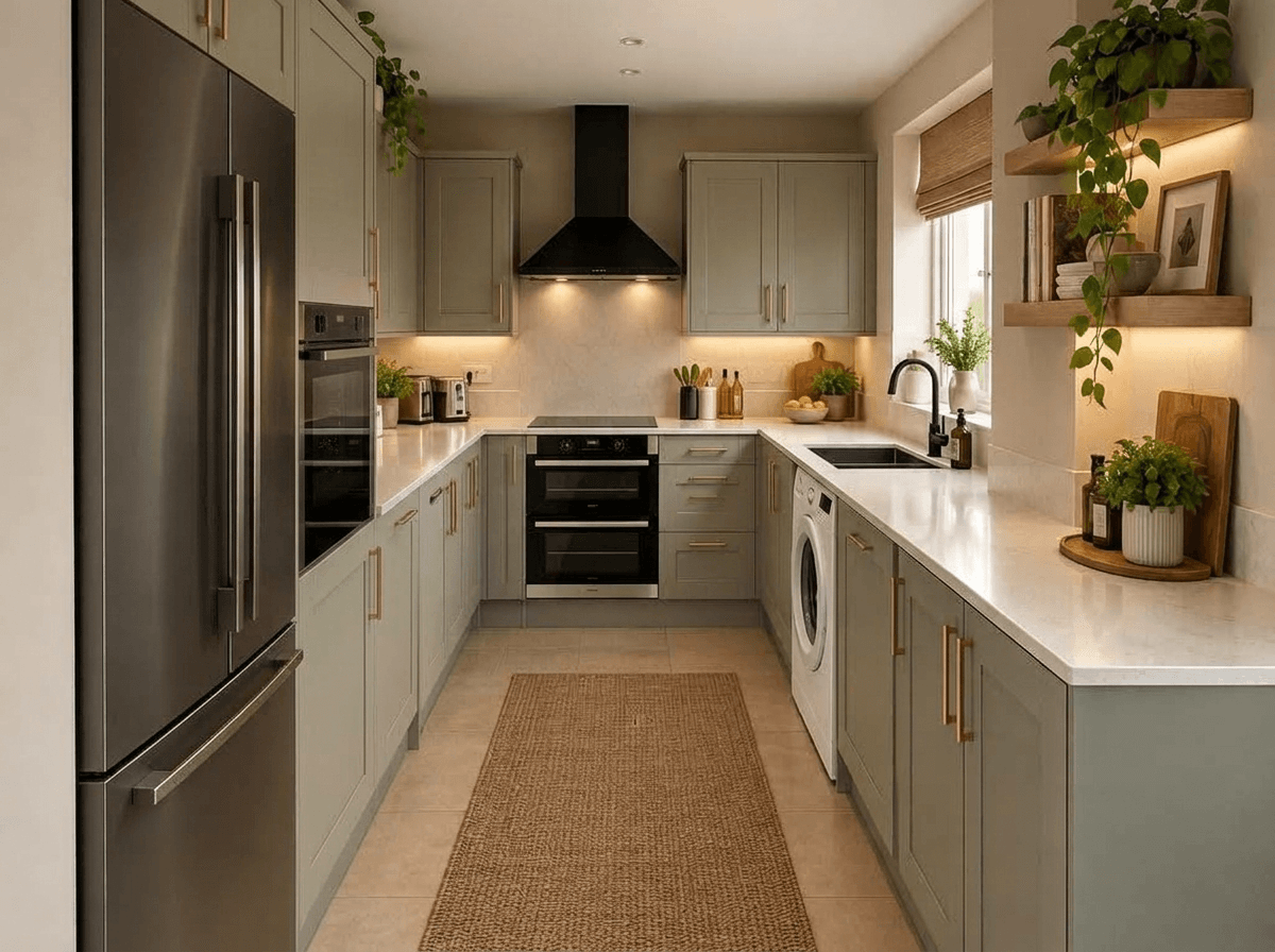 Interior design in Contemporary style — Kitchen by GenRoom AI