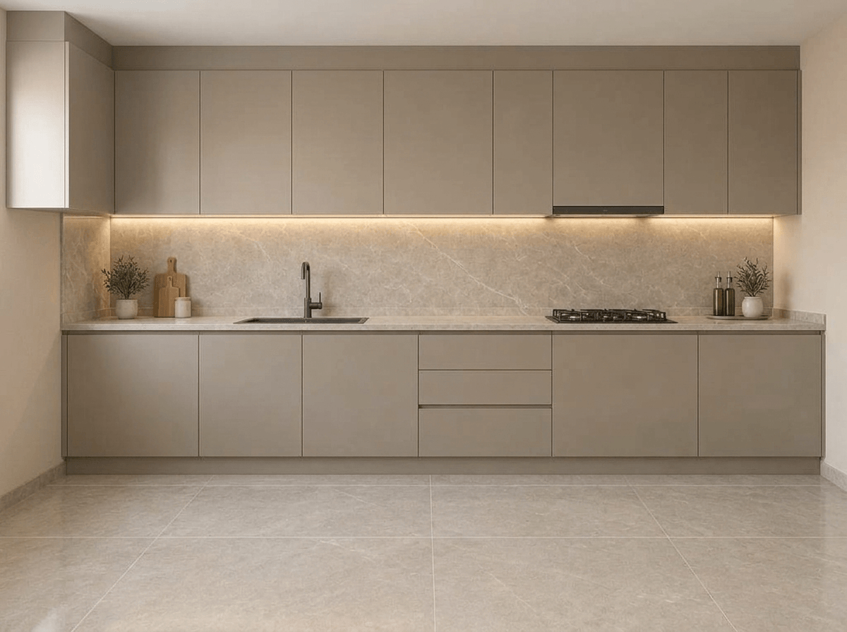 Kitchen interior in no_style style — photo by GenRoom AI