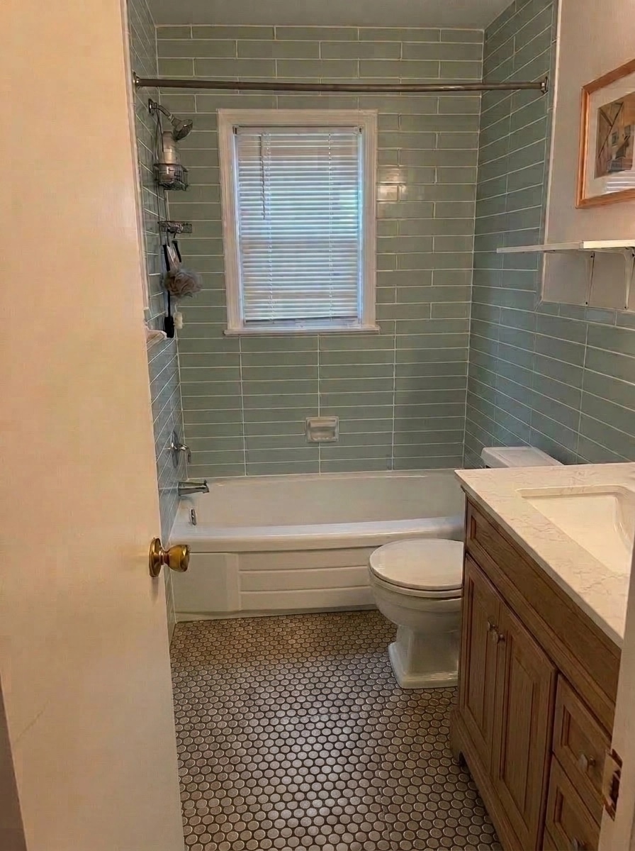 Bathroom interior in no_style style — photo by GenRoom AI