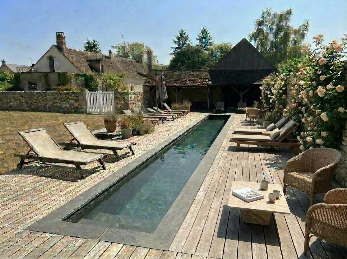 Yard design in no_style style — photo by GenRoom AI