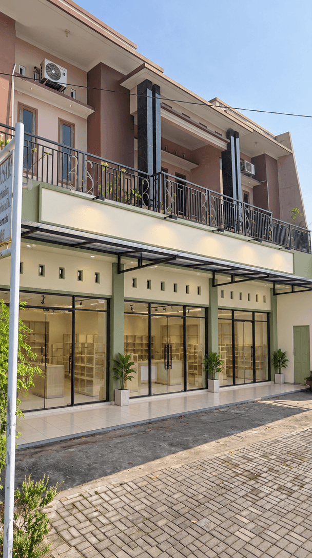 Facade design in no_style style — photo by GenRoom AI