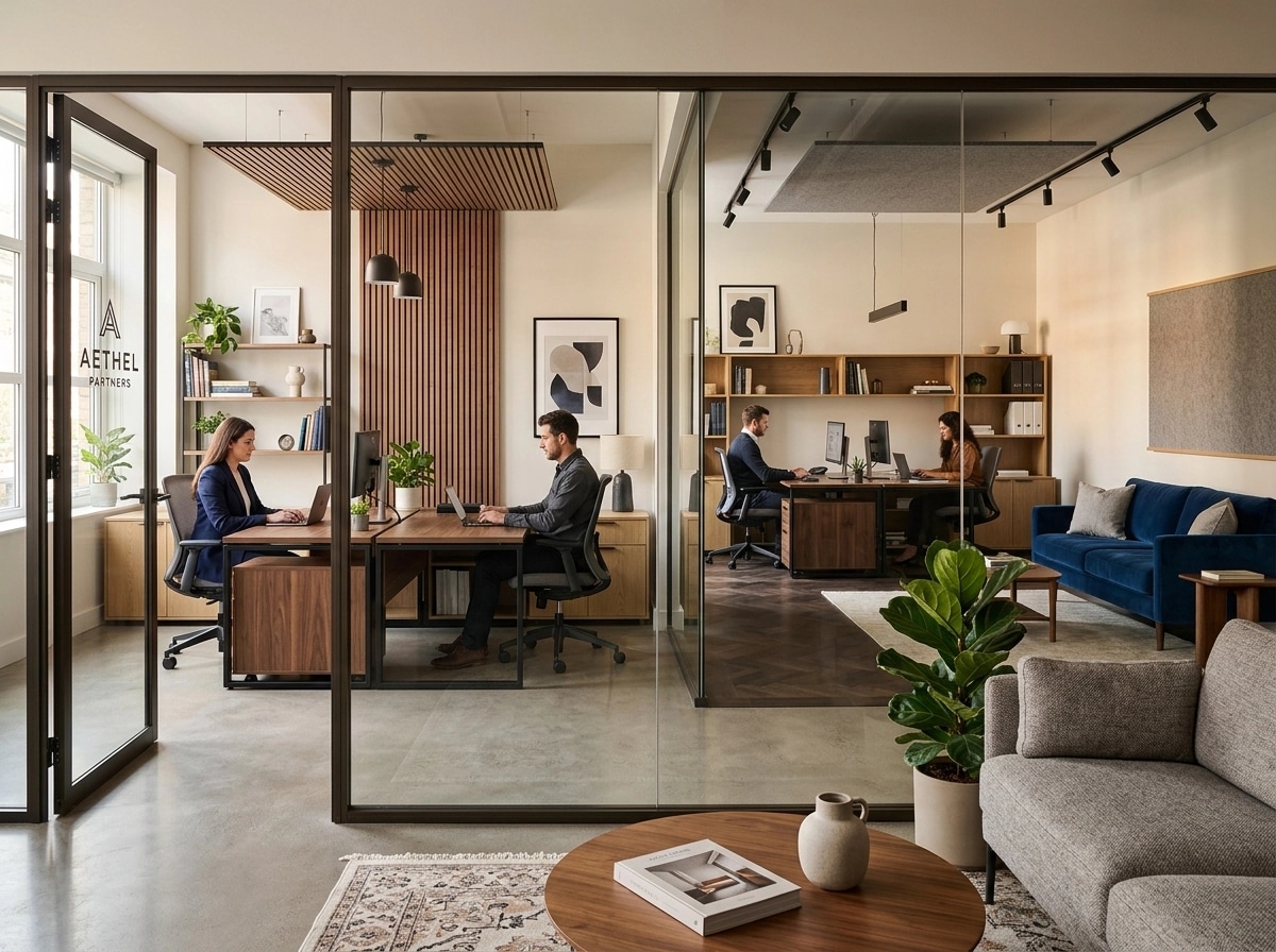 Interior design in Contemporary style — office_space by GenRoom AI