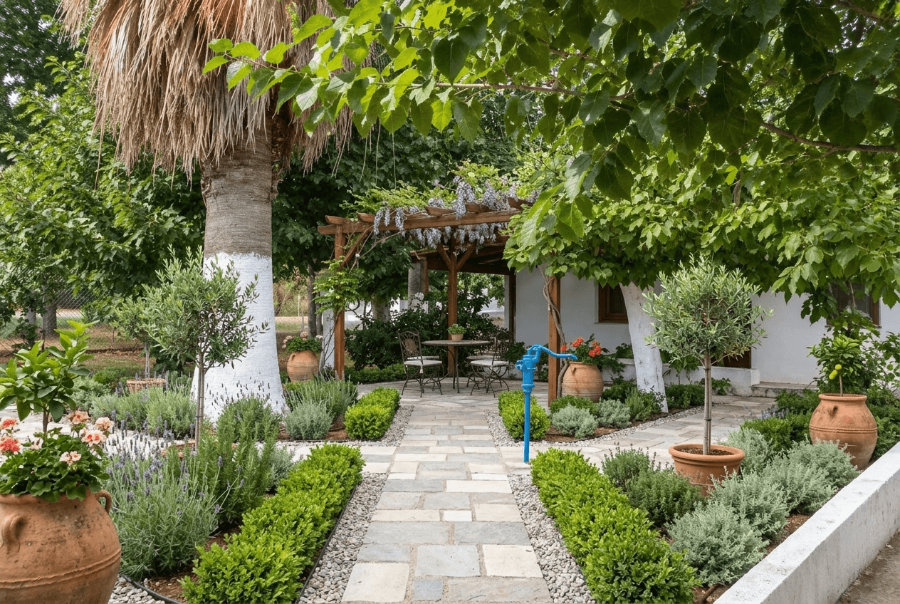 Landscape design in Classic Garden style — Yard by GenRoom AI