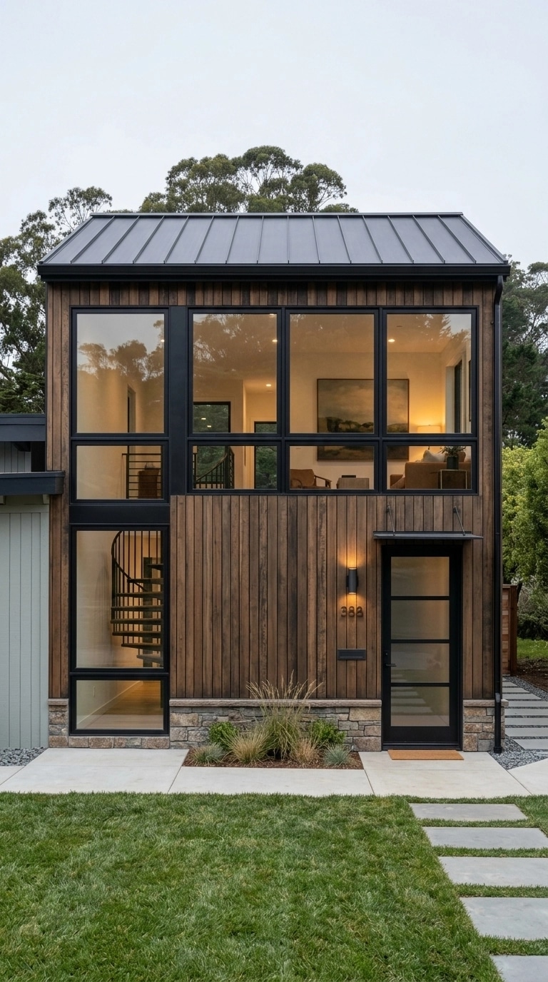 Facade design in Barnhouse Facade style — Facade by GenRoom AI