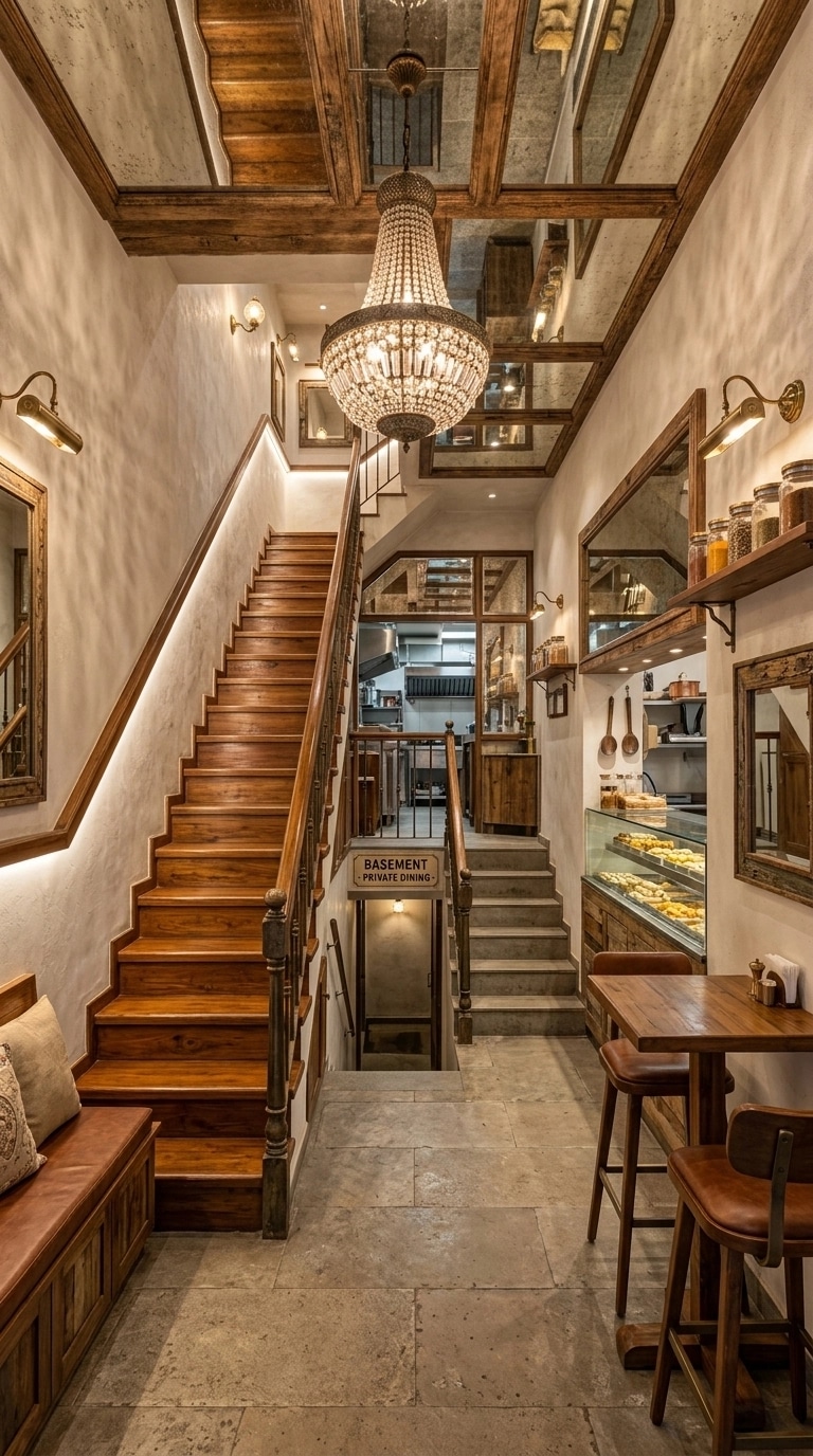 Interior design in Rustic style — restaurant by GenRoom AI