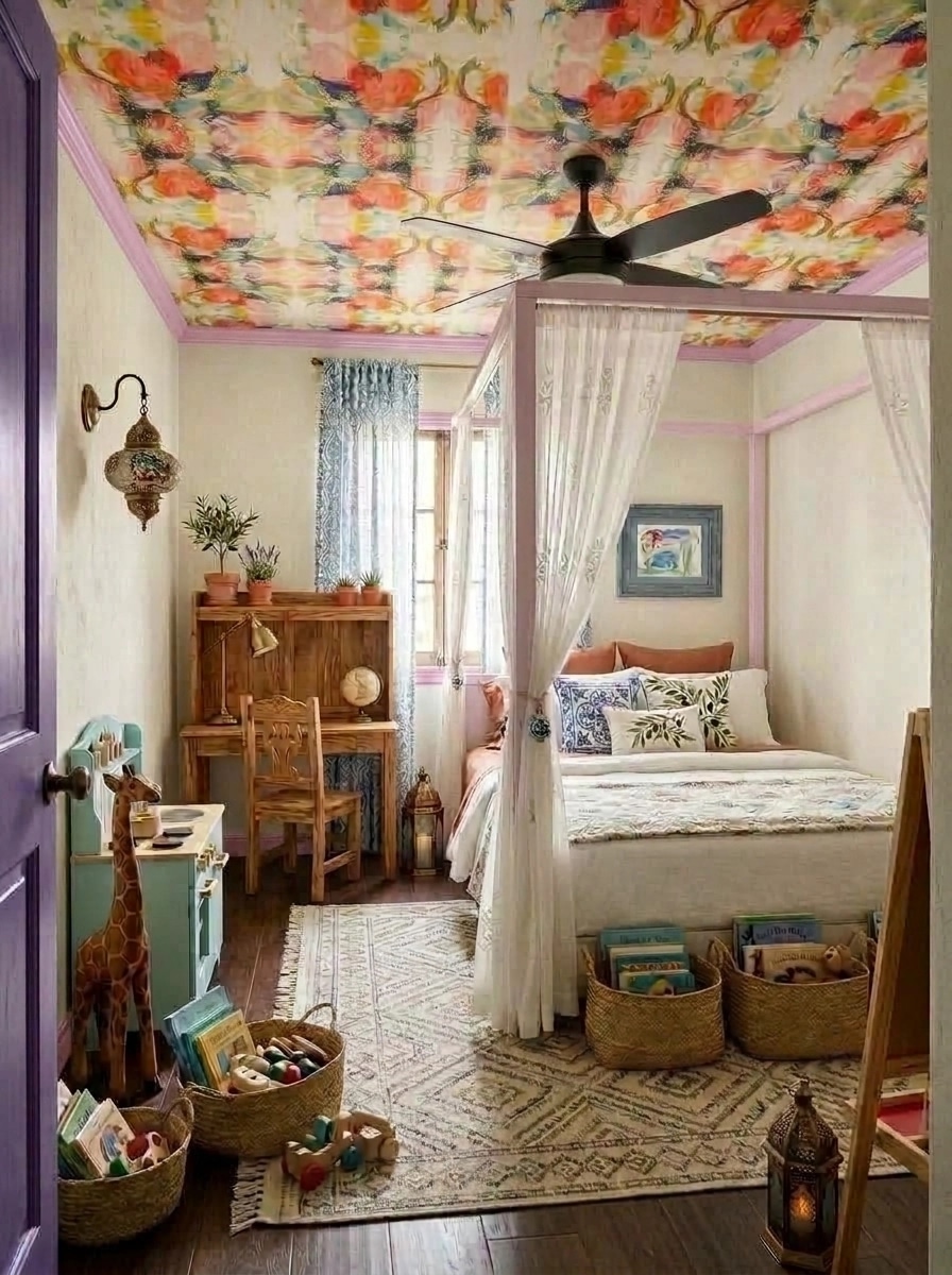 Interior design in Mediterranean style — Kids Room by GenRoom AI