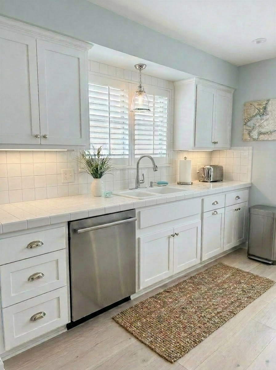 Interior design in Coastal / Hamptons style — Kitchen by GenRoom AI