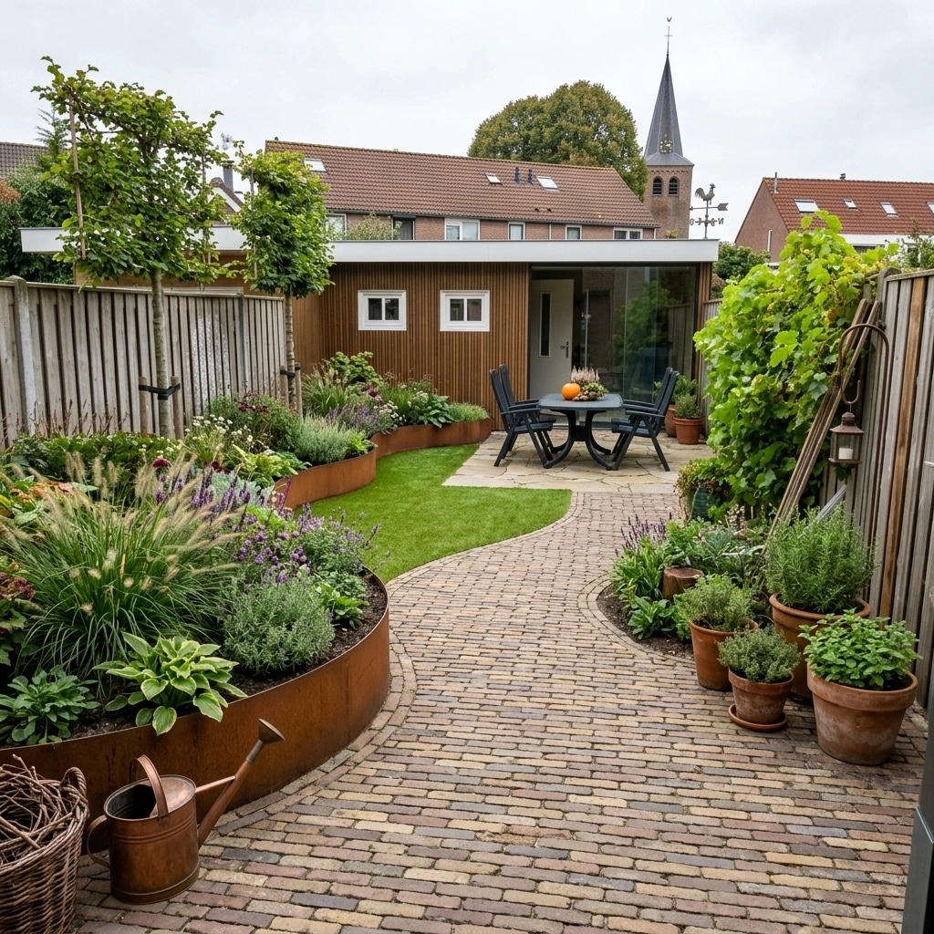 Country Rustic Garden Yard design — yard photo by GenRoom AI