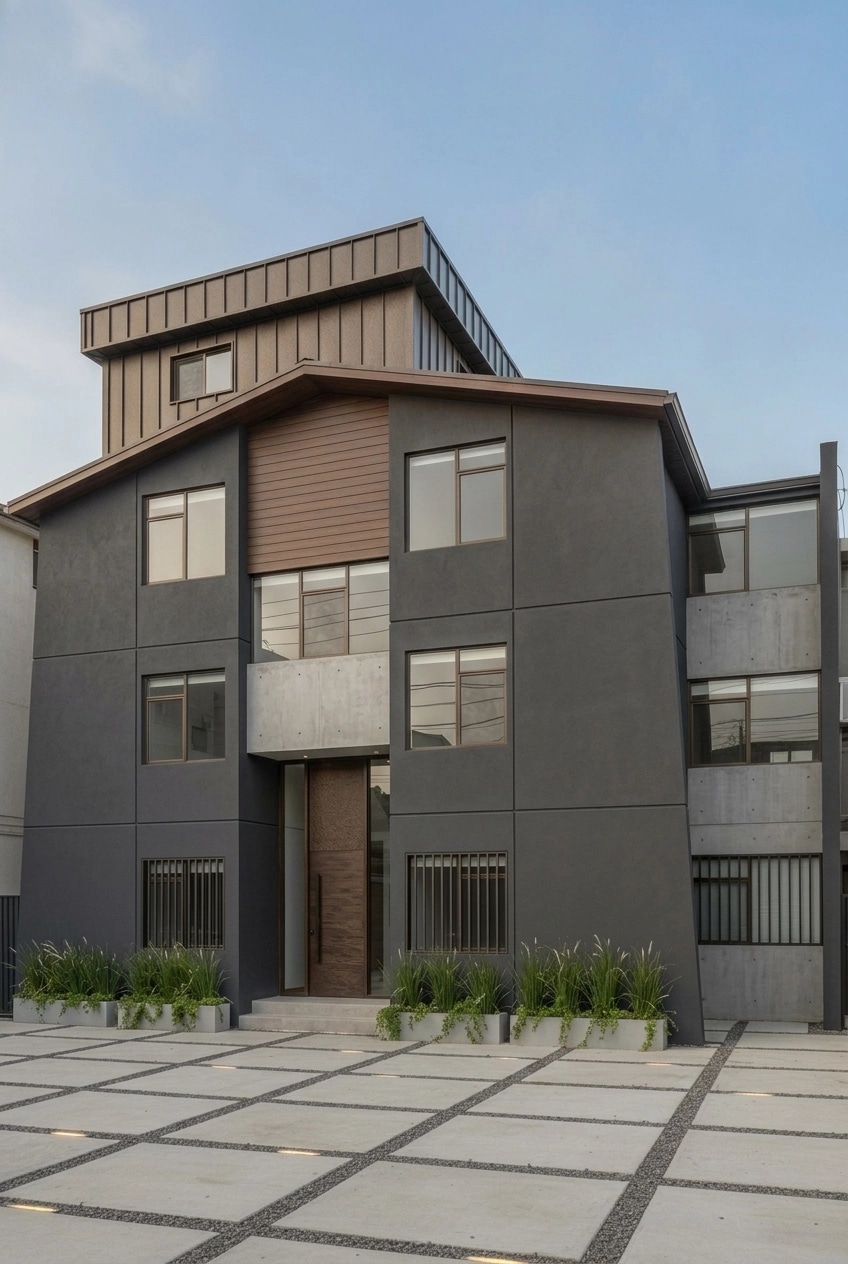 Contemporary Facade Facade design — facade photo by GenRoom AI