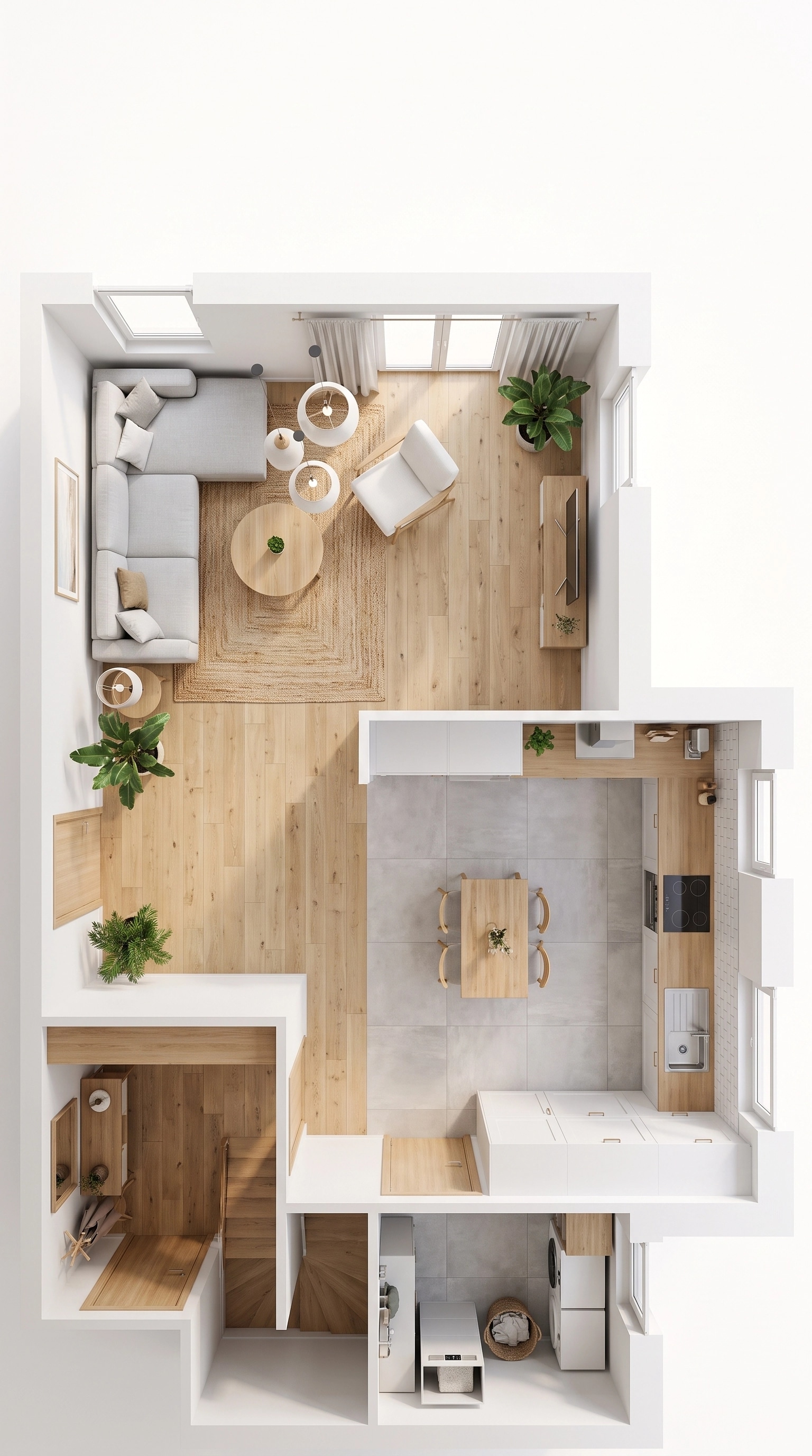 Scandinavian Living Room design — interior photo by GenRoom AI