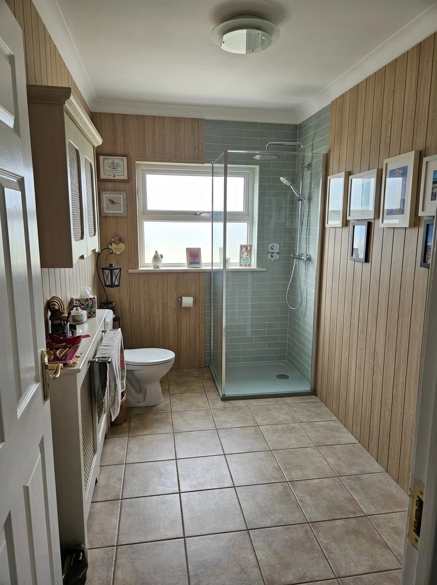 Bathroom interior in no_style style — photo by GenRoom AI