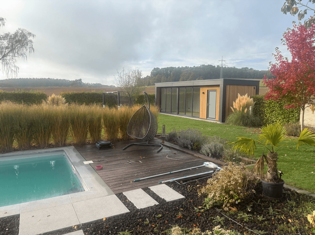 Yard design in Contemporary Yard style — photo by GenRoom AI