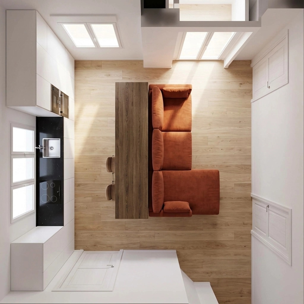 Scandinavian Living Room design — interior photo by GenRoom AI