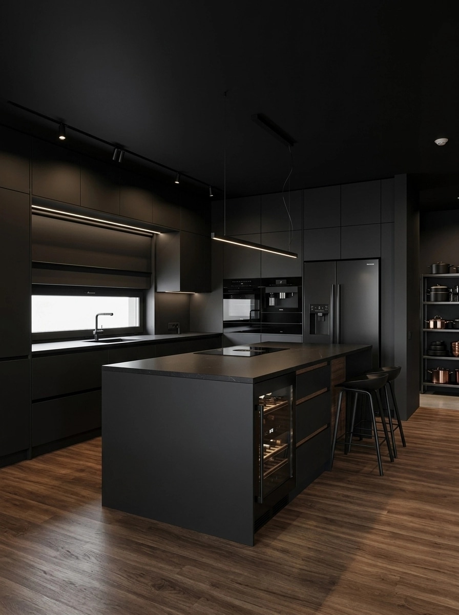 Interior design in Blacktec style — Kitchen by GenRoom AI
