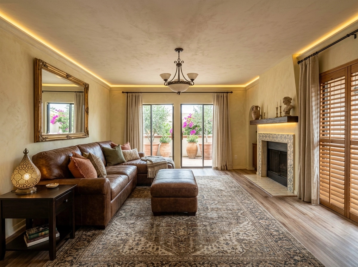 Interior design in Mediterranean style — Living Room by GenRoom AI