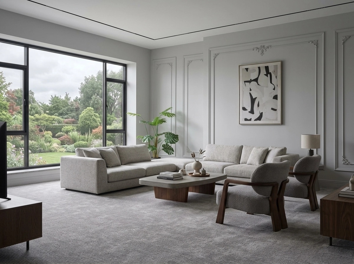 Interior design in Contemporary style — Living Room by GenRoom AI
