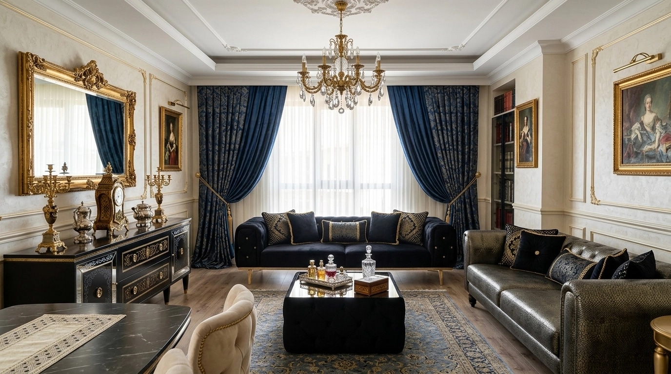 Interior design in Classic style — Living Room by GenRoom AI
