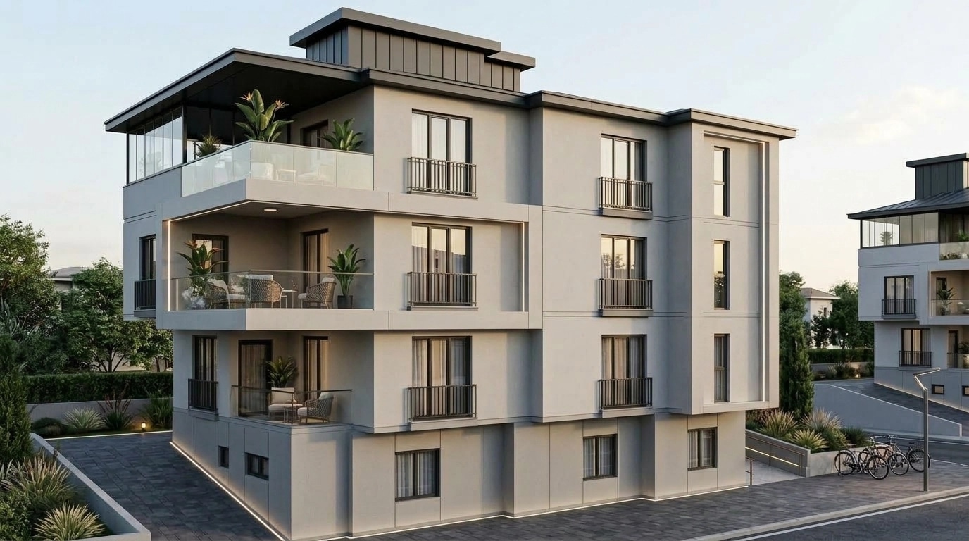 Contemporary Facade Facade design — facade photo by GenRoom AI