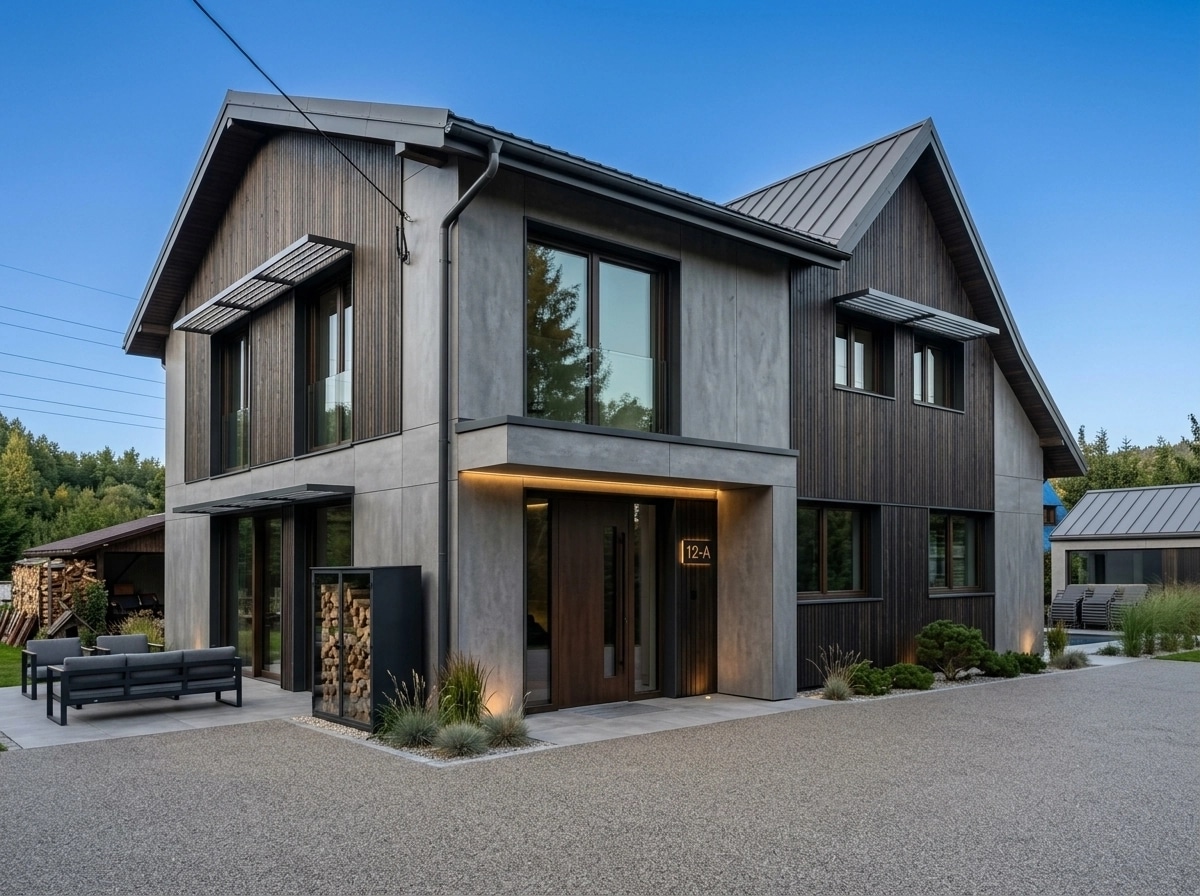 Contemporary Facade Facade design — facade photo by GenRoom AI