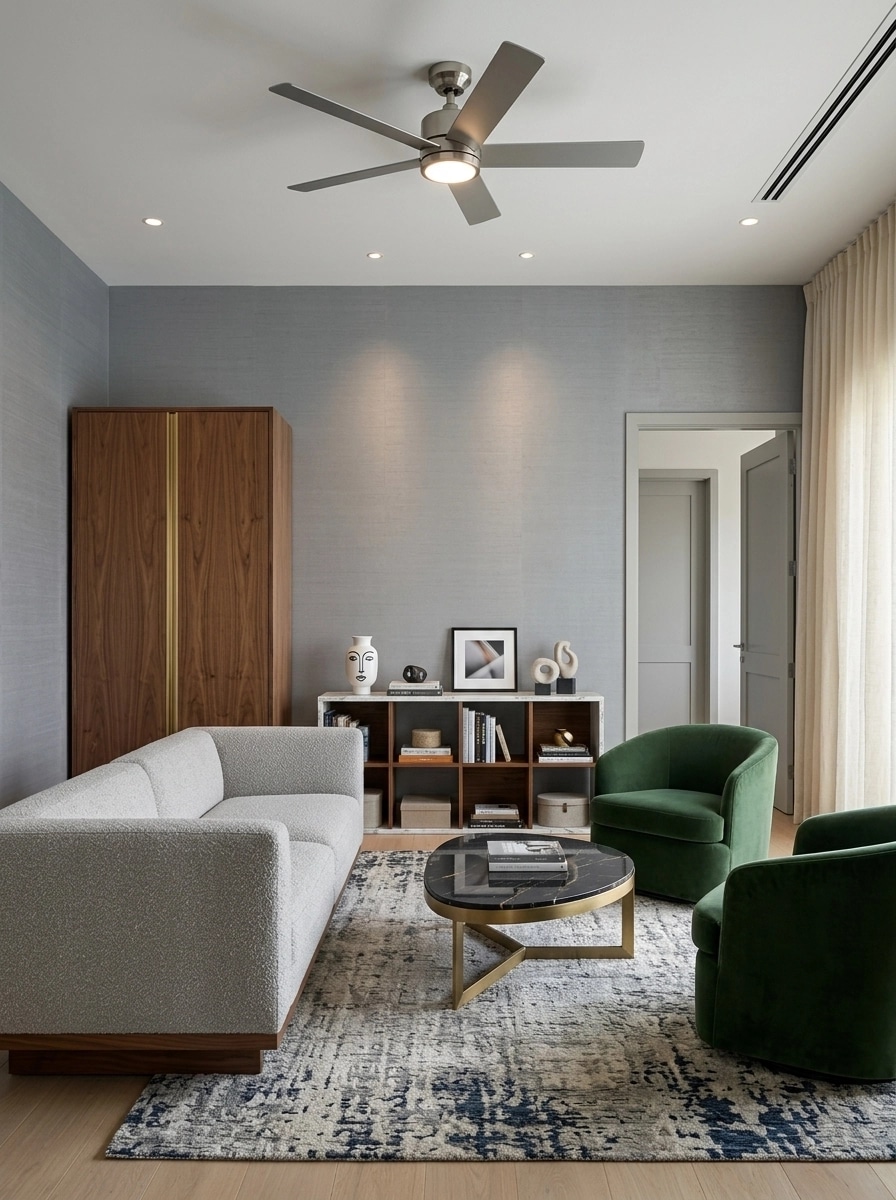 Interior design in Contemporary style — Living Room by GenRoom AI