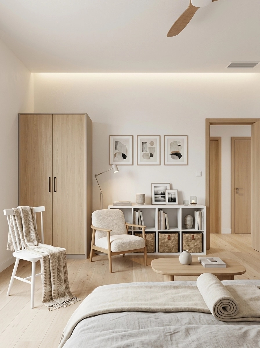 Interior design in Scandinavian style — Living Room by GenRoom AI