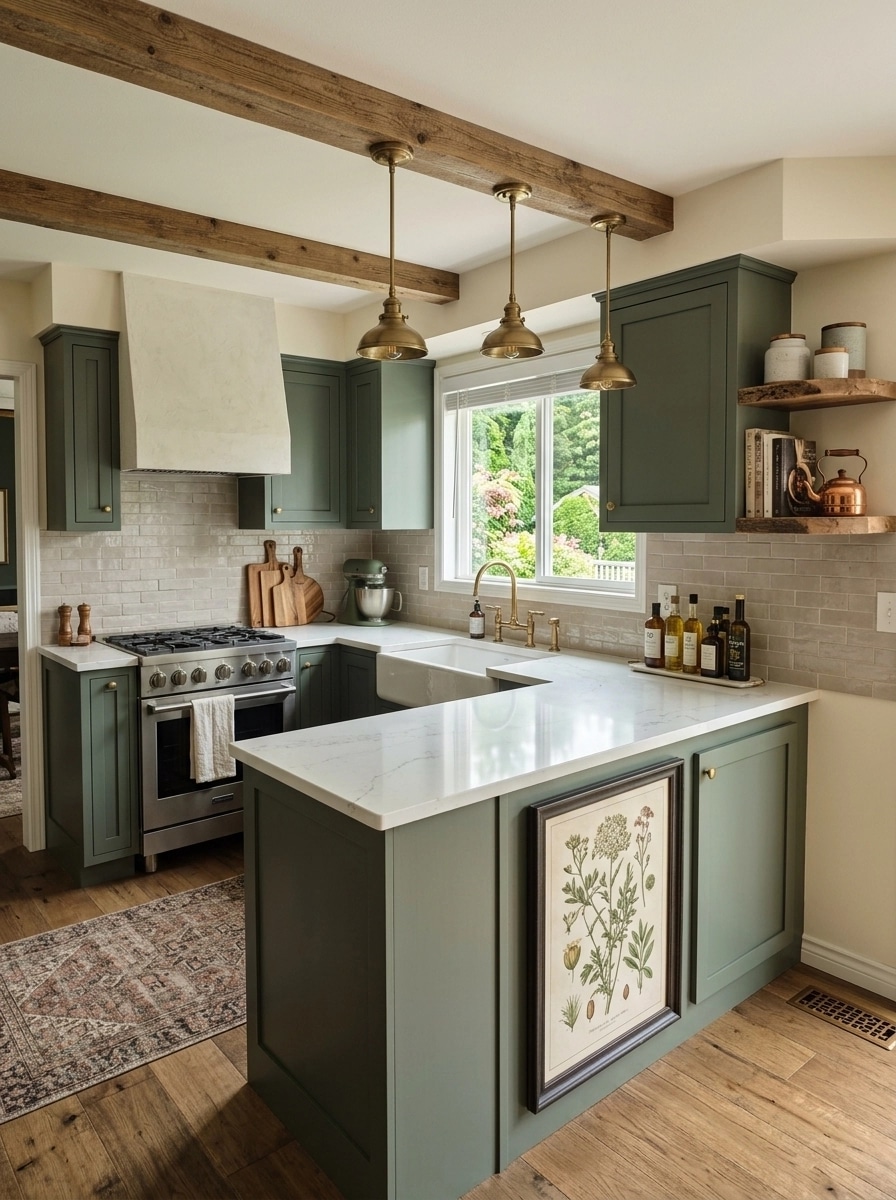 Modern Farmhouse Kitchen design — interior photo by GenRoom AI