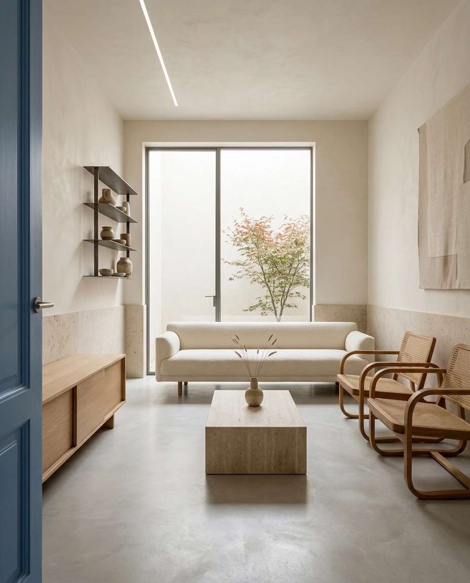 Minimalism Living Room design — interior photo by GenRoom AI