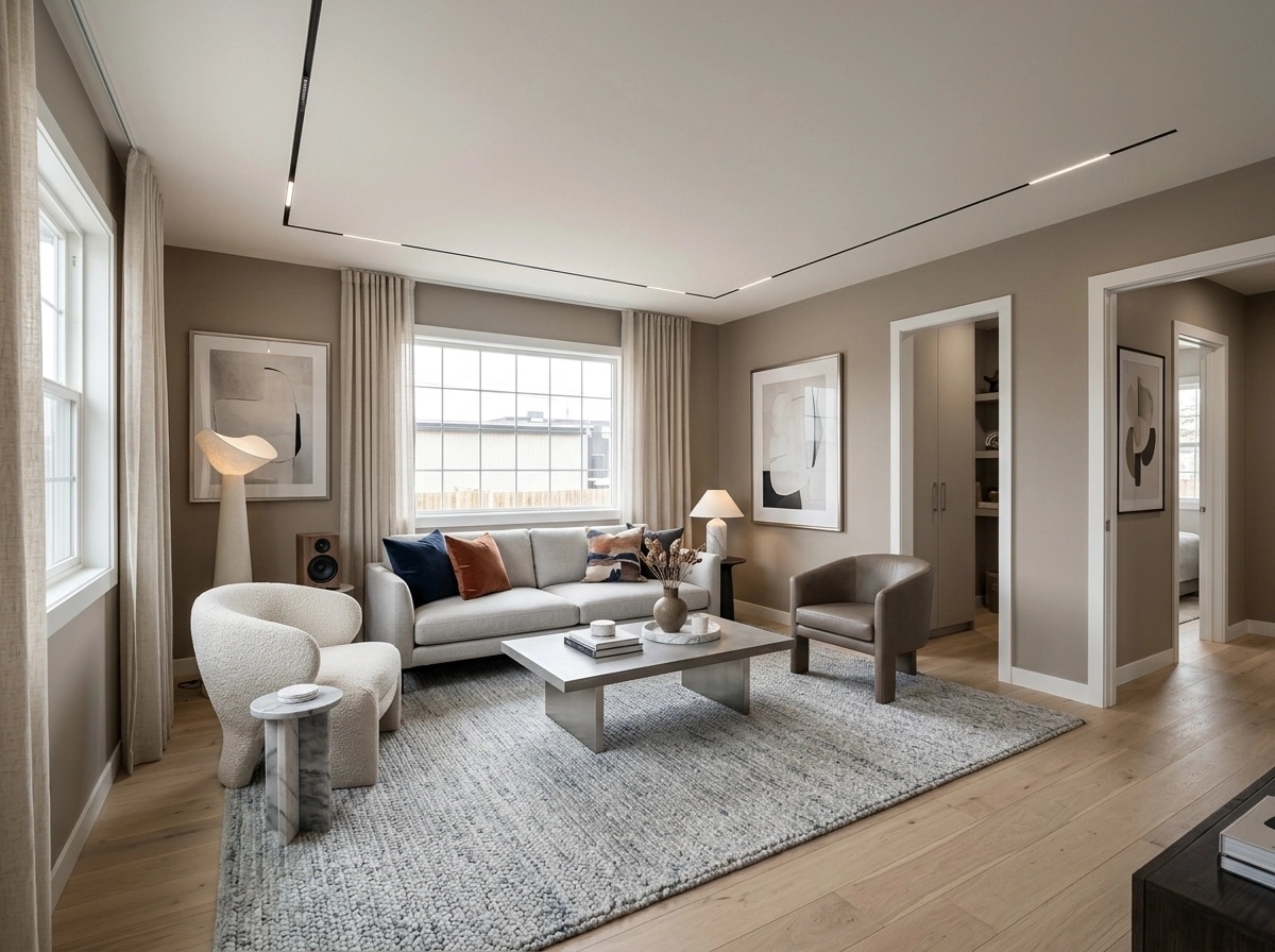 Interior design in Contemporary style — Living Room by GenRoom AI