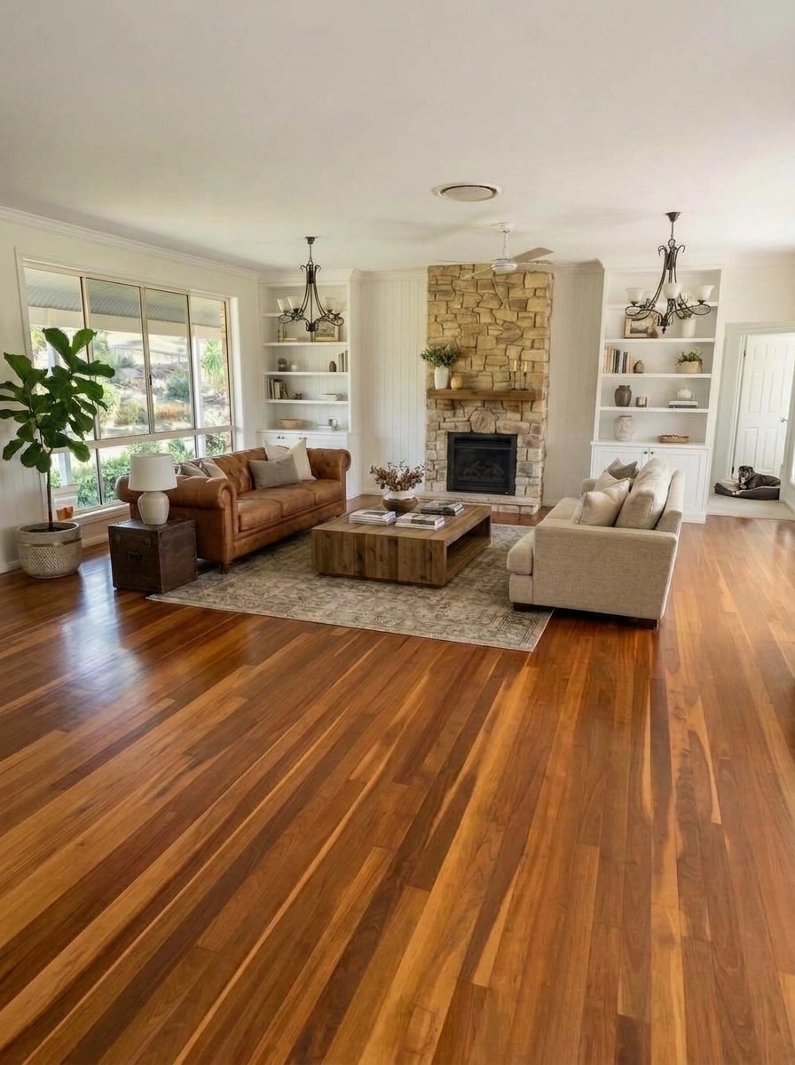 Modern Farmhouse Living Room design — interior photo by GenRoom AI