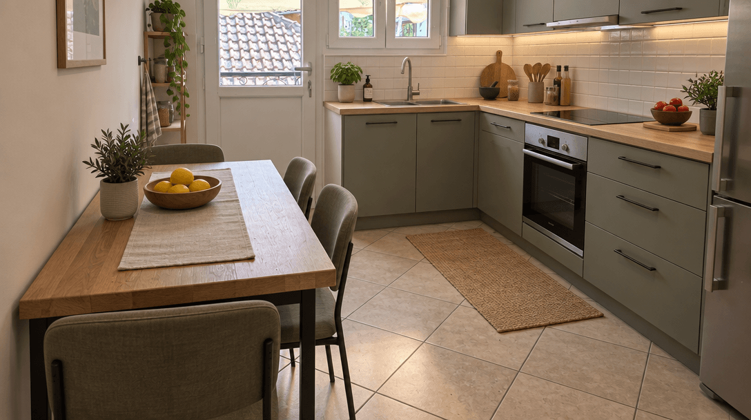 Kitchen interior in Contemporary style — photo by GenRoom AI
