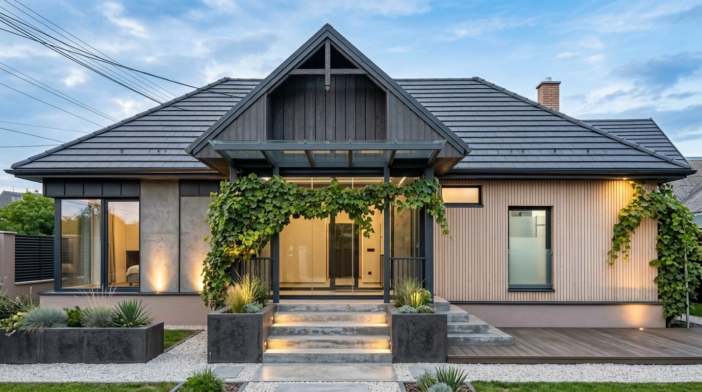 Contemporary Facade Facade design — facade photo by GenRoom AI