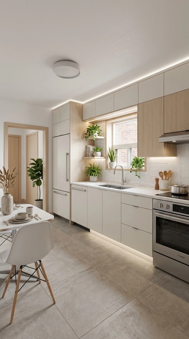Scandinavian Kitchen design — interior photo by GenRoom AI