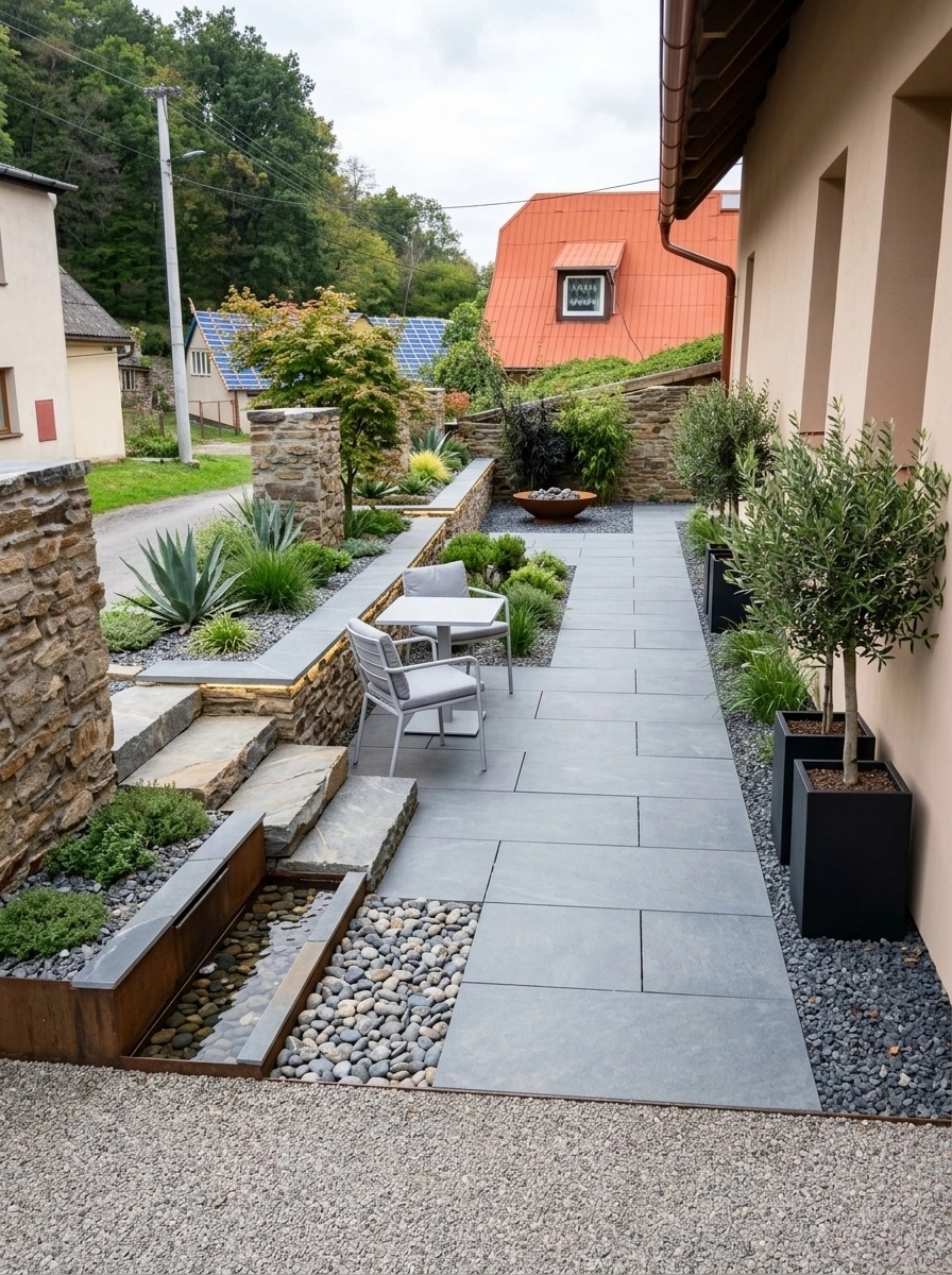 Landscape design in Contemporary Yard style — Yard by GenRoom AI