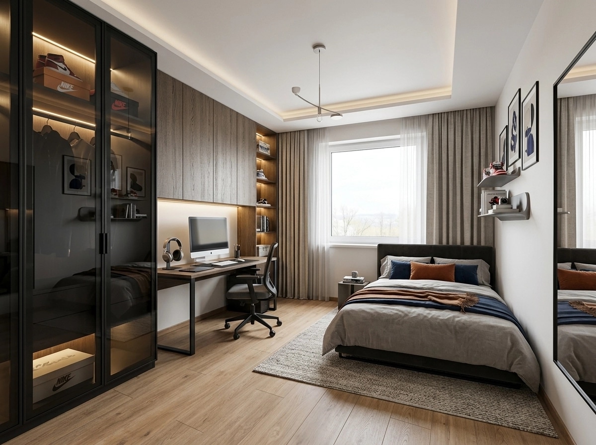 Interior design in Contemporary style — Bedroom by GenRoom AI