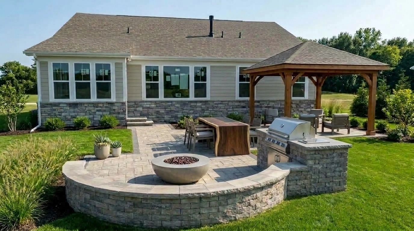 Contemporary Yard Yard design — yard photo by GenRoom AI