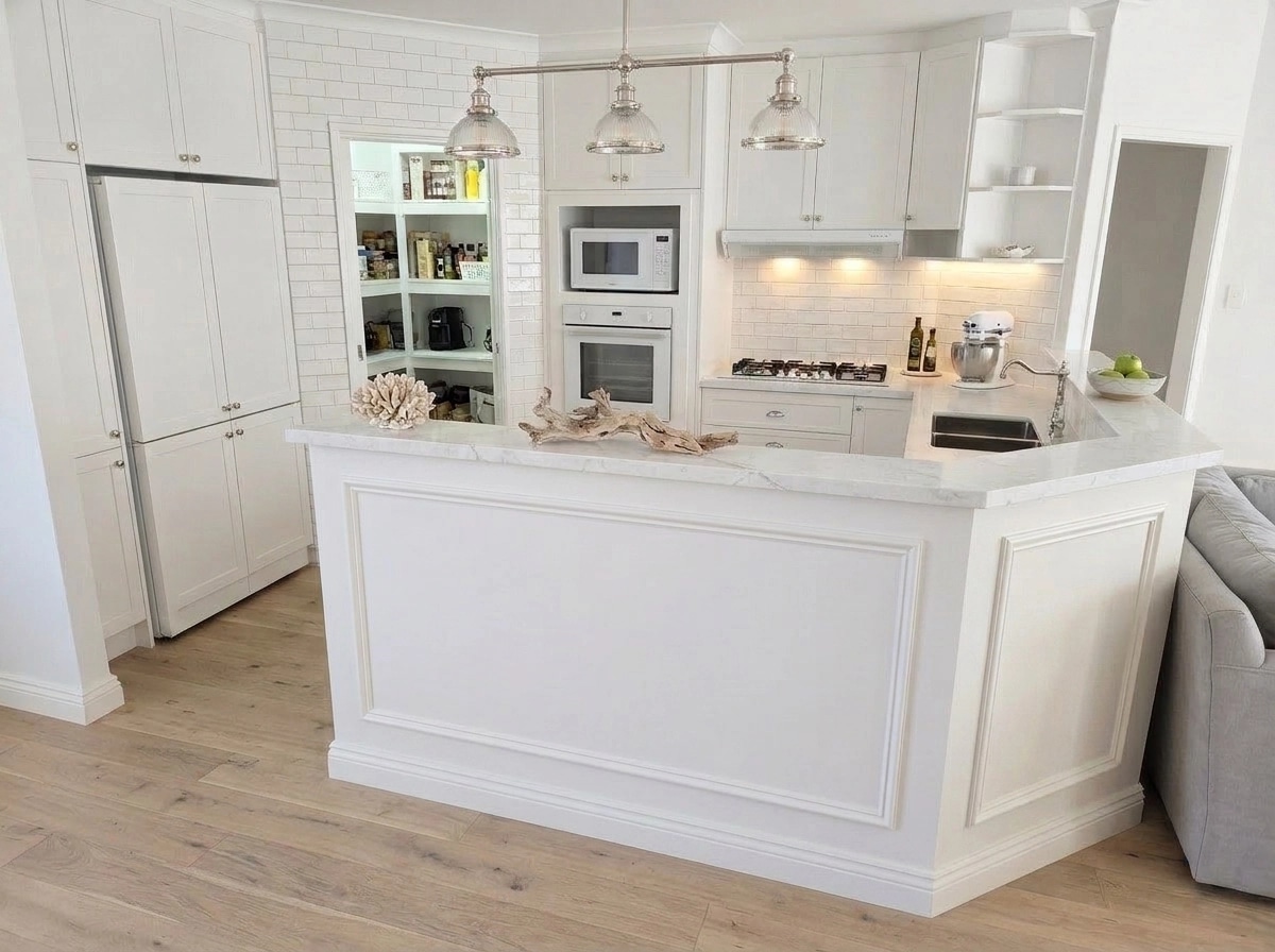 Design d'intérieur en style Coastal / Hamptons — Cuisine par GenRoom AI