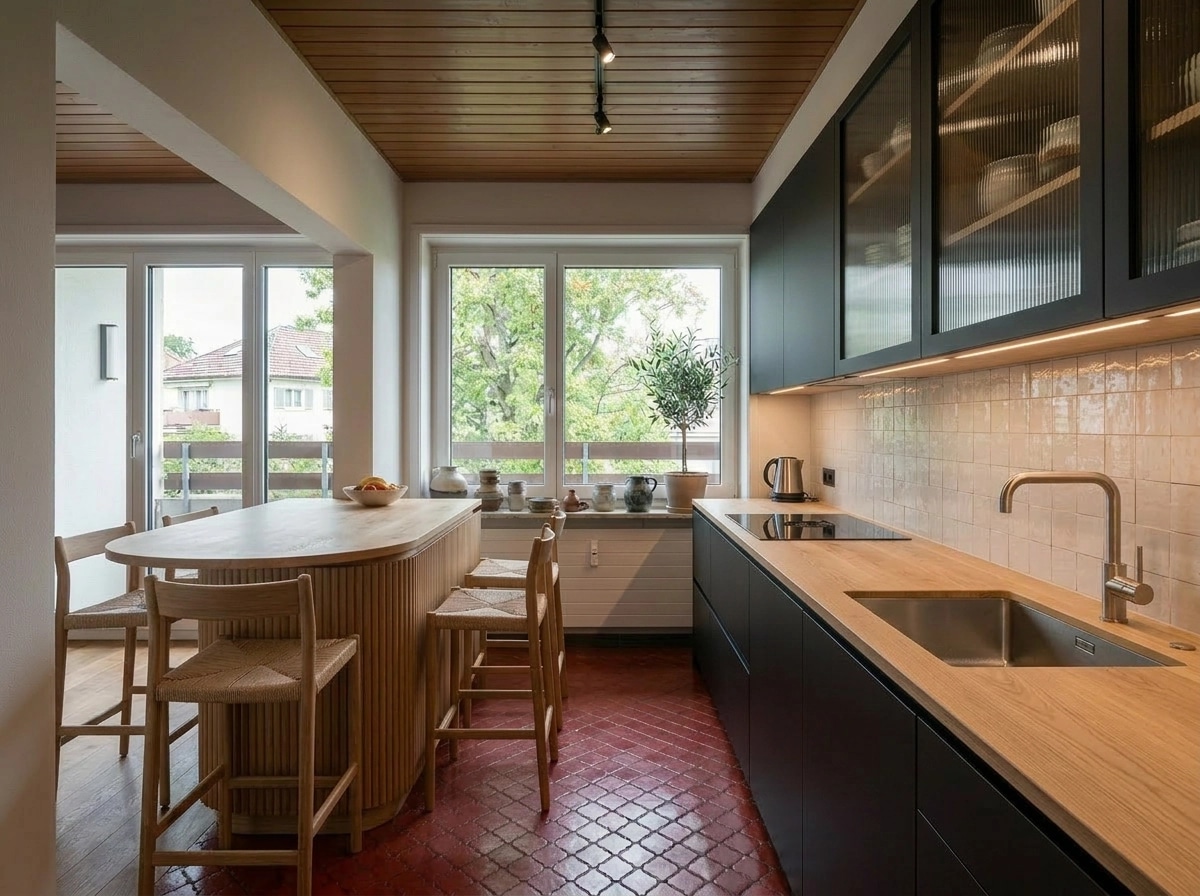 Interior design in Contemporary style — Kitchen by GenRoom AI