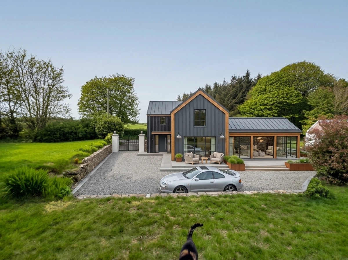 Facade design in Barnhouse Facade style — Facade by GenRoom AI