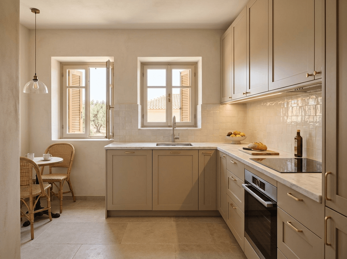 Interior design in Contemporary style — Kitchen by GenRoom AI
