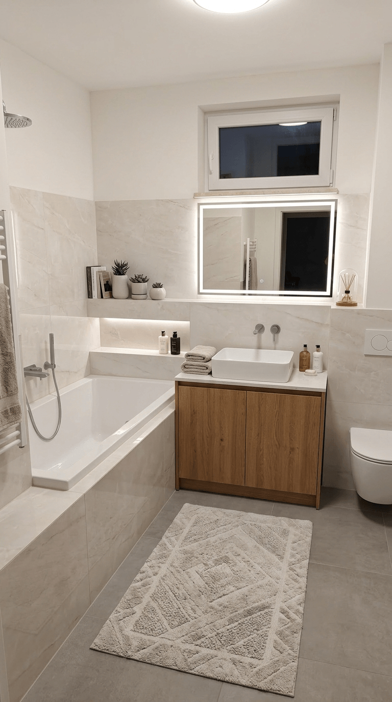 Bathroom interior in no_style style — photo by GenRoom AI