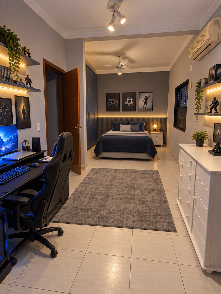 التصميم الداخلي بنمط Minimalism — غرفة النوم من GenRoom AI